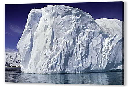 Картина маслом - Стена из айсберга
