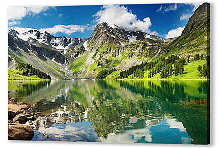 Постер (плакат) - Озеро в горах
