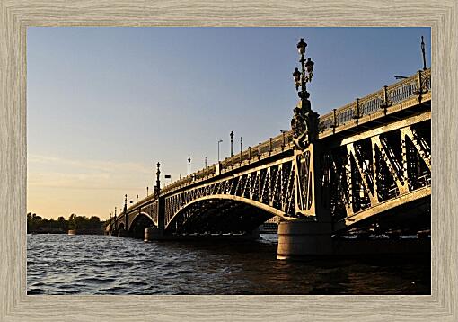 Картина - Мост в Санкт-Петербурге