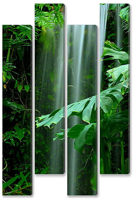 Модульная картина - Миниатюрный водопад