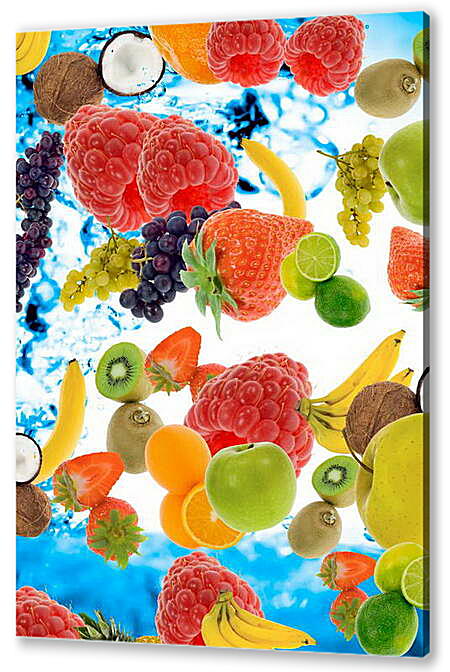Постер (плакат) - Ягоды и фрукты
