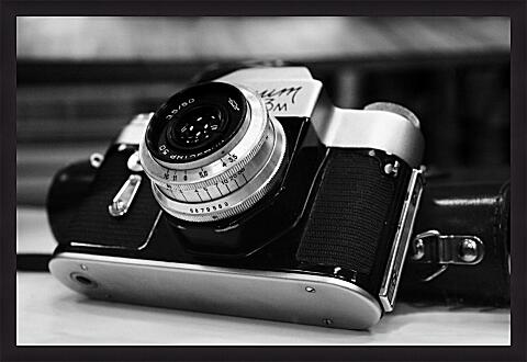 Картина - Старый фотоаппарат