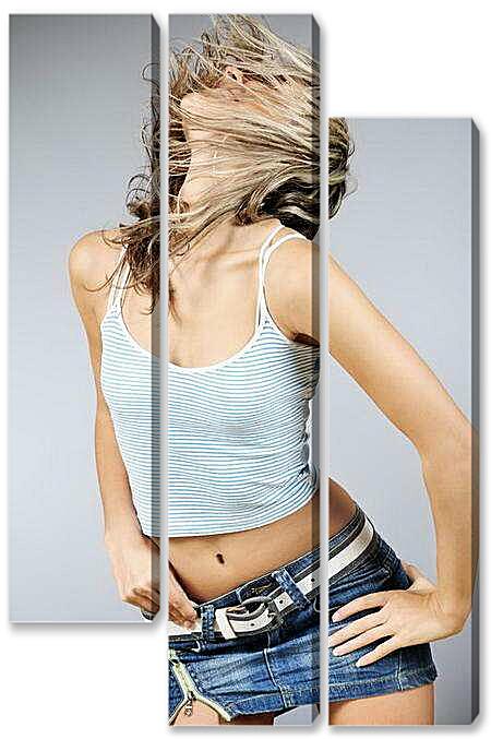 Модульная картина - Блондинка танцует