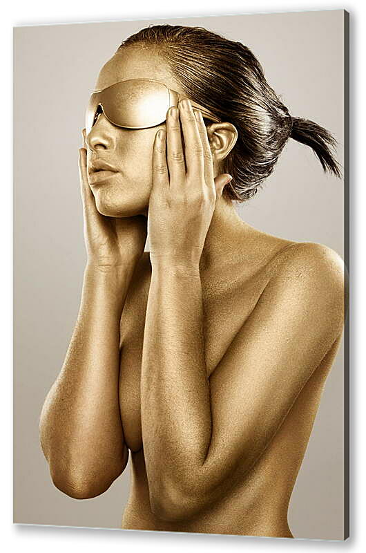 Постер (плакат) - Золотые очки
