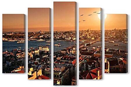 Модульная картина - Стамбул