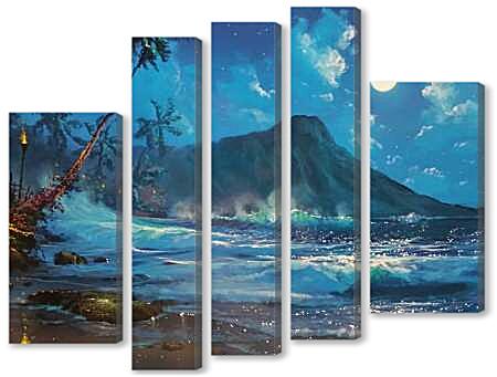 Модульная картина - Пляж