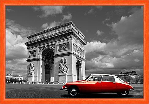 Картина - Триумфальная арка в Париже