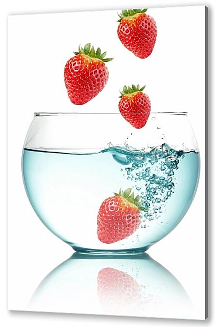 Постер (плакат) - Клубничная вода