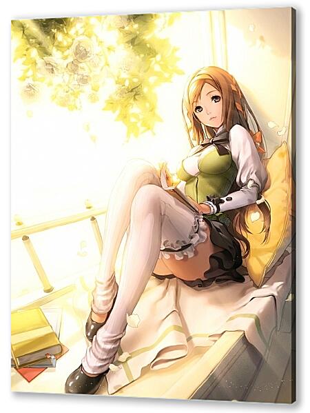 Постер (плакат) - Девушка с книгой