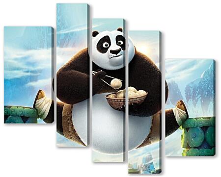 Модульная картина - Кунг-фу панда