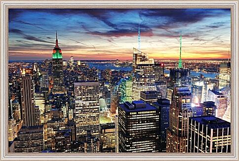 Картина - Вечер над Нью-Йорком