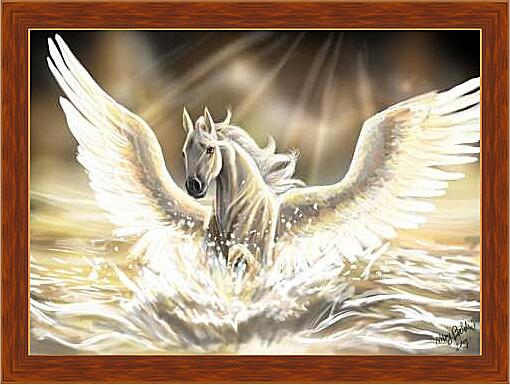 Картина - Шикарный Пегас с расправленными крыльями