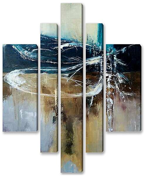 Модульная картина - Стрекоза