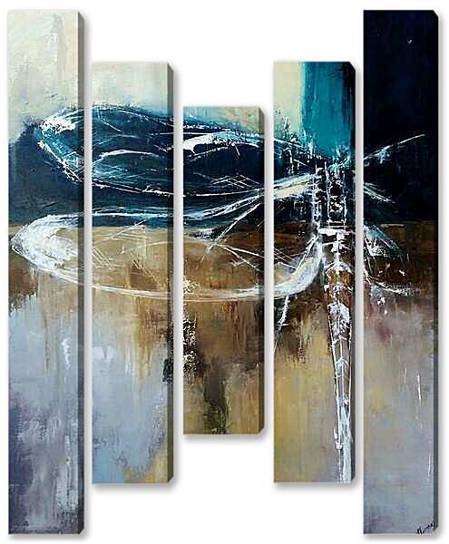 Модульная картина - Стрекоза