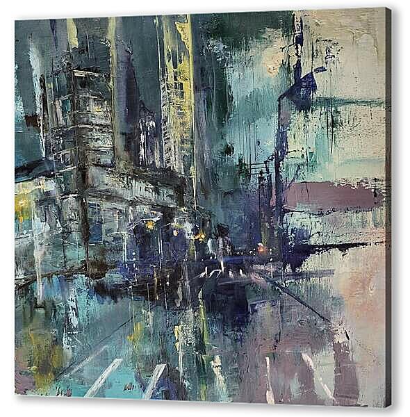 Постер (плакат) - Ночной город