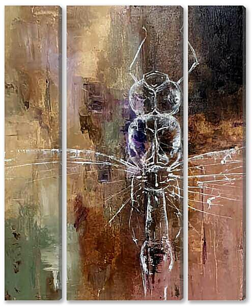 Модульная картина - Стрекоза 2