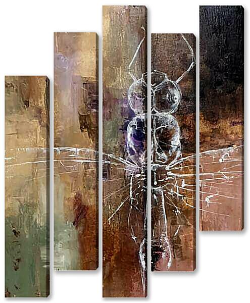 Модульная картина - Стрекоза 2