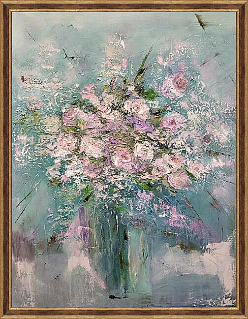 Картина - Розовая нежность