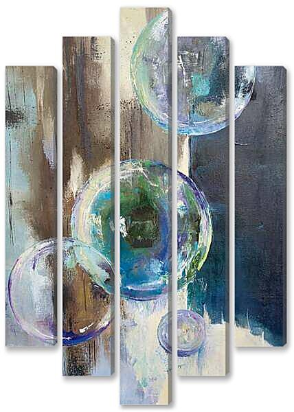 Модульная картина - Мыльные пузыри