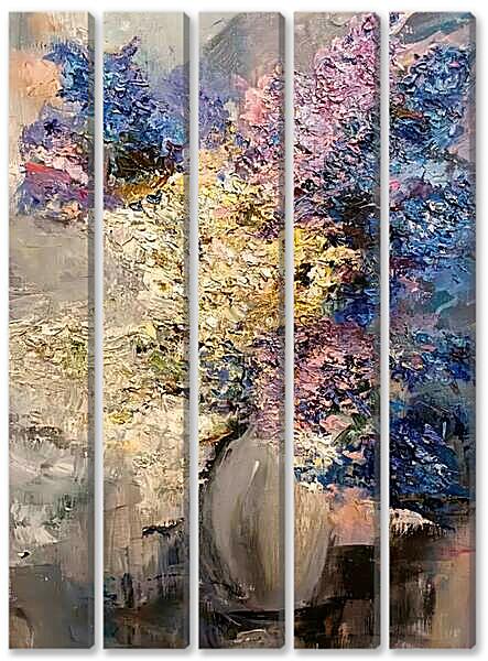 Модульная картина - Букет сирени