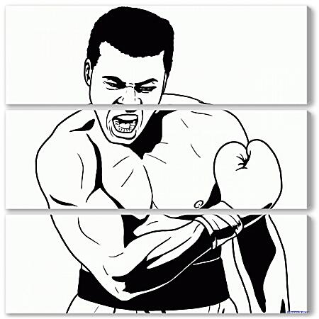 Модульная картина - Muhammad Ali