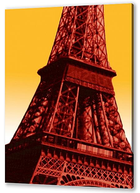 Постер (плакат) - Эйфелева башня. Поп-арт