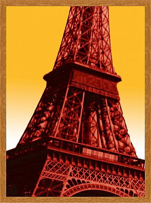Картина - Эйфелева башня. Поп-арт