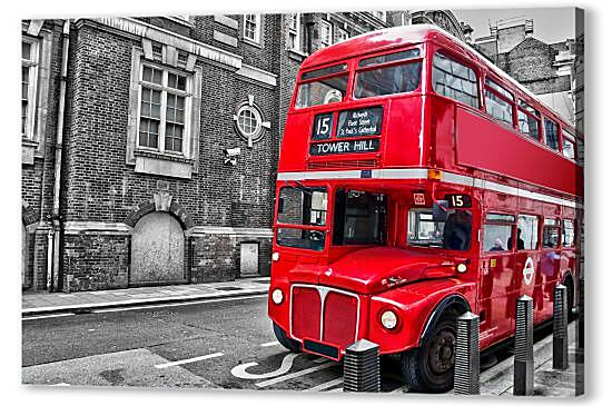 Постер (плакат) - Автобус Лондон