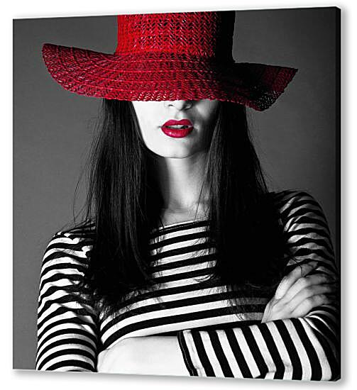 Постер (плакат) - Красная шляпка