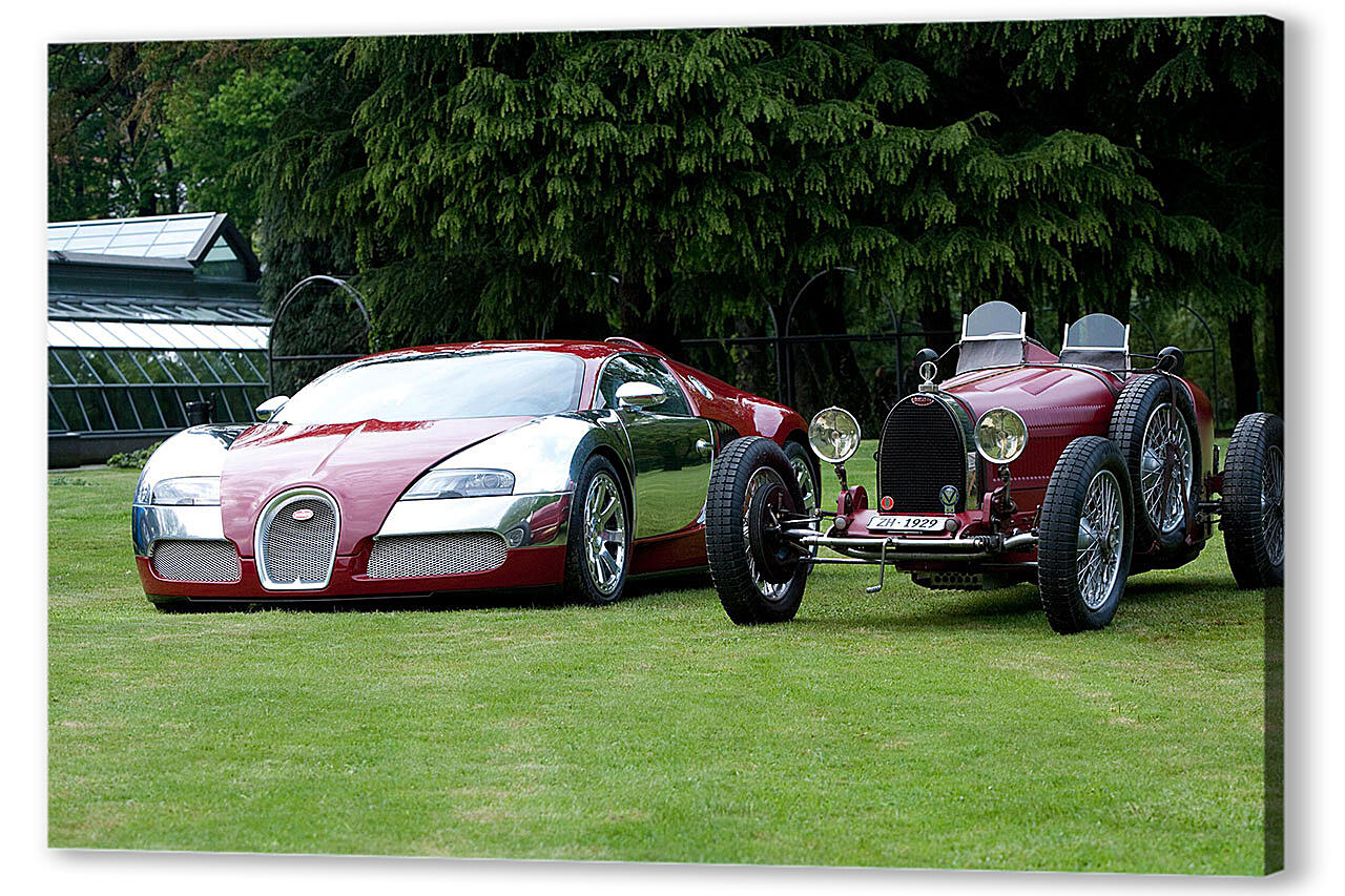 Картина маслом - Бугатти (Bugatti)-11