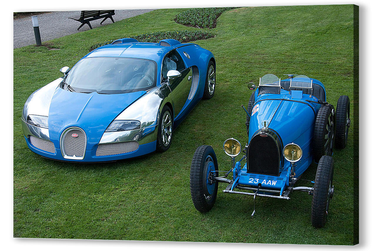 Постер (плакат) - Бугатти (Bugatti)-14