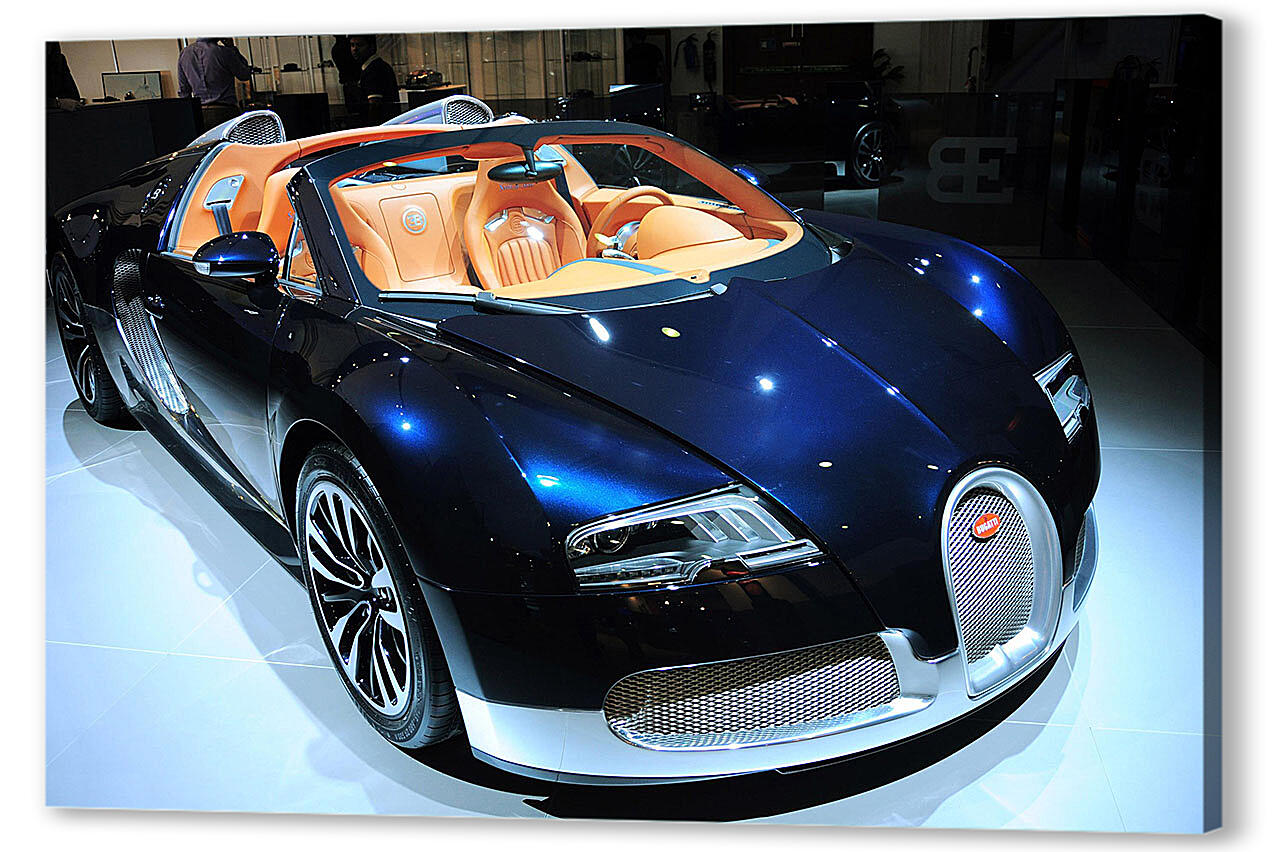 Картина маслом - Бугатти (Bugatti)-15