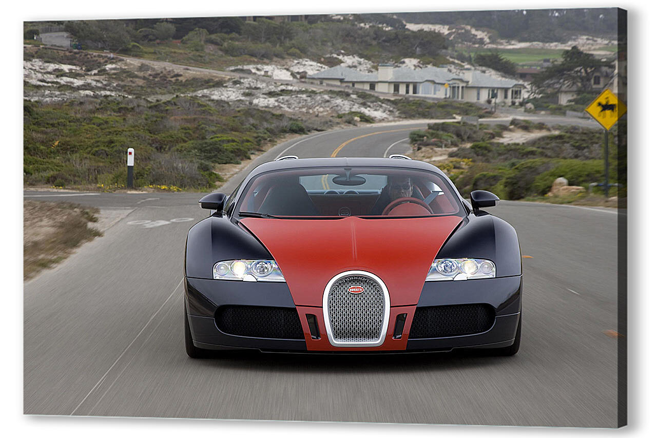 Картина маслом - Бугатти (Bugatti)-51