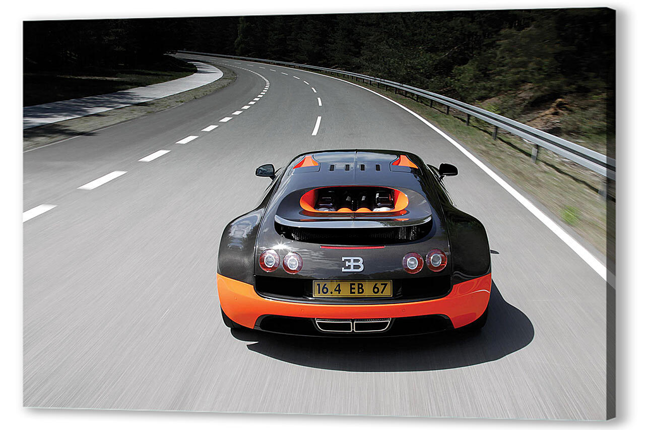 Постер (плакат) - Бугатти (Bugatti)-65