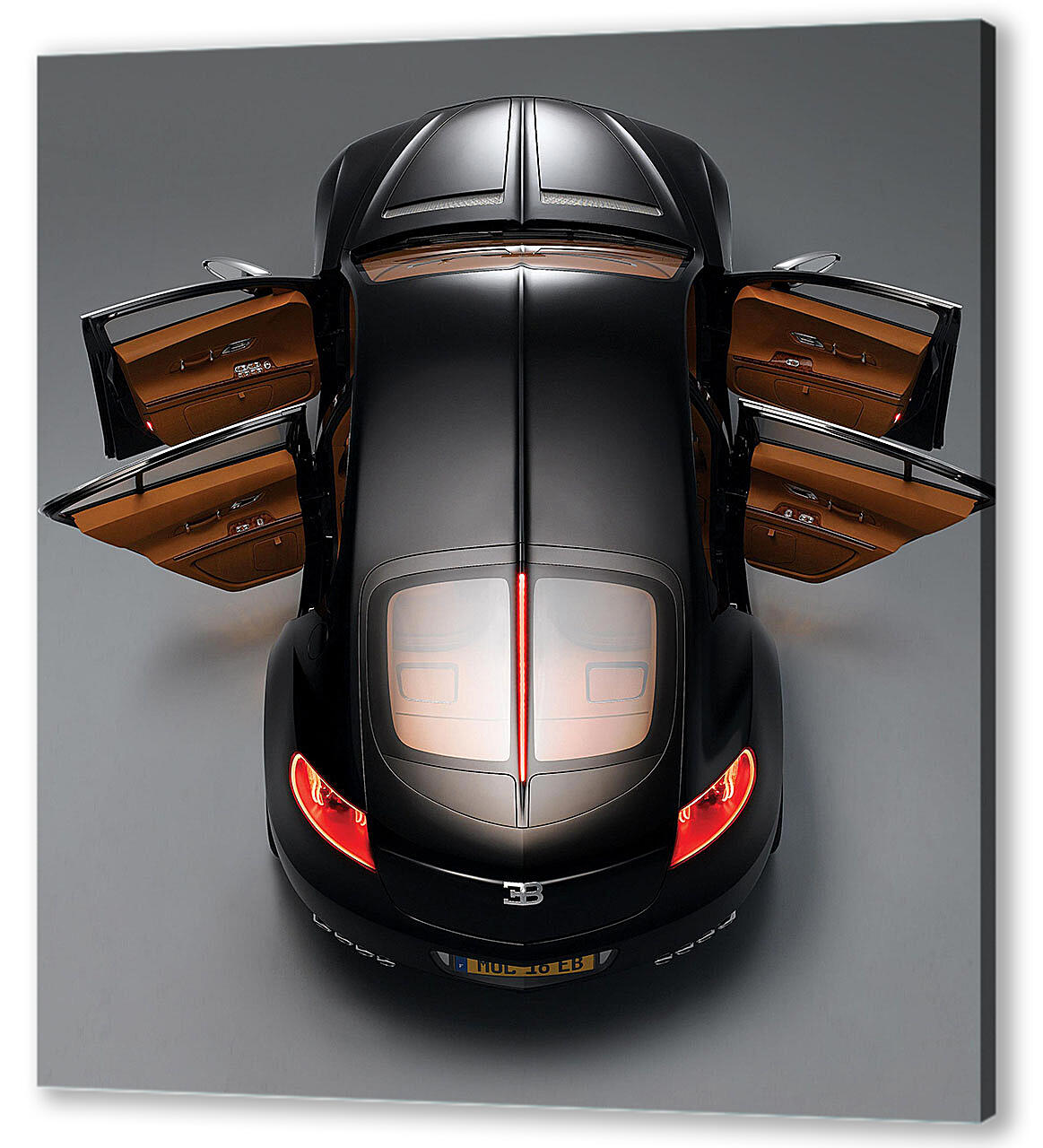 Картина маслом - Бугатти (Bugatti)-125