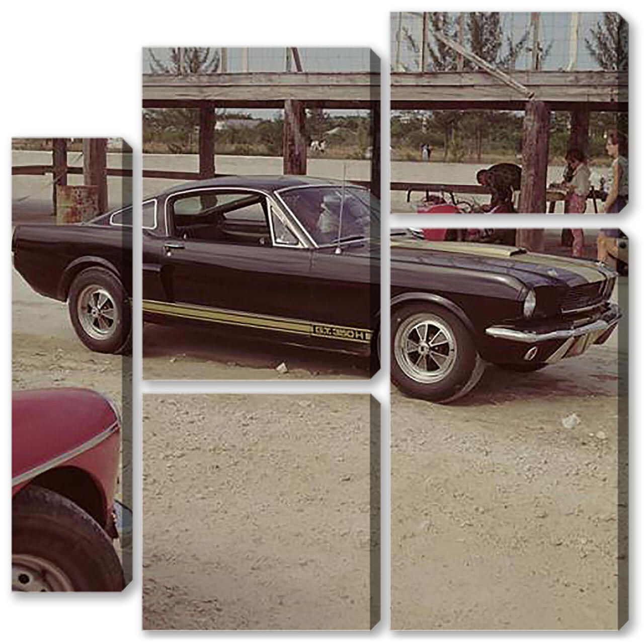 Модульная картина - Mustang-166
