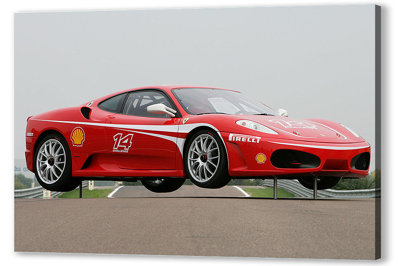 Картина маслом - Феррари (Ferrari)-63