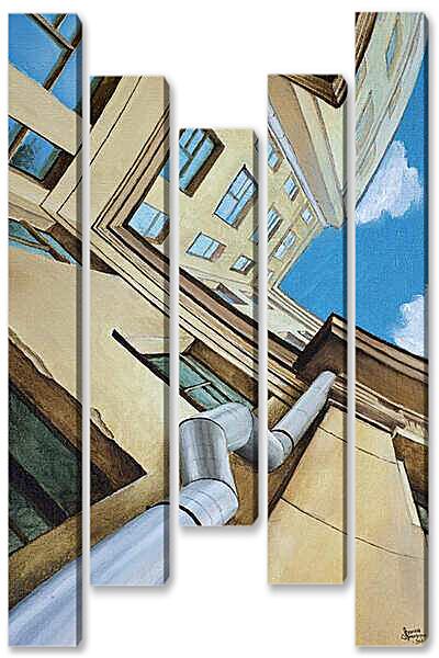 Модульная картина - Фонтанка №1