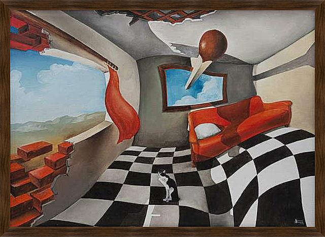 Картина - Вашему коту плевать, что у Вас едет крыша...