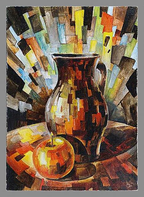 Картина - Взорванный натюрморт