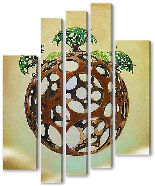 Модульная картина - Танец волшебного леса имени тов. Мичурина в его честь