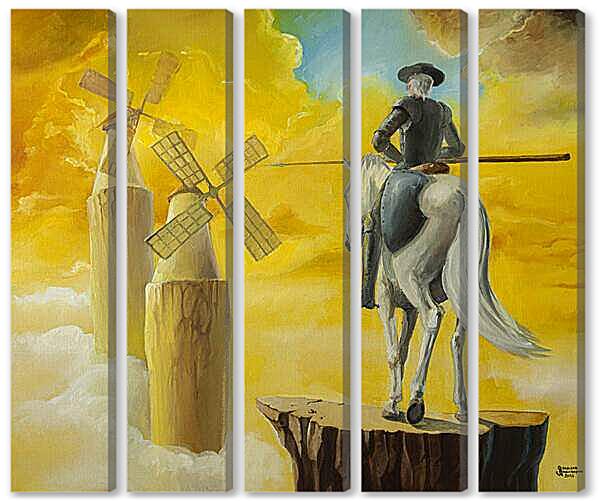 Модульная картина - Дон Кихот и недостижимый враг