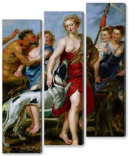 Модульная картина - Diana and Nymphs Departing for the Hunt	
