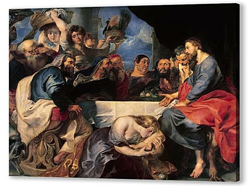 Постер (плакат) - Feast in the House of Simon the Pharisee	
