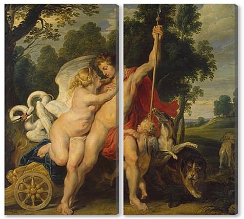 Модульная картина - Venus and Adonis