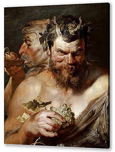 Картина маслом - Two Satyrs