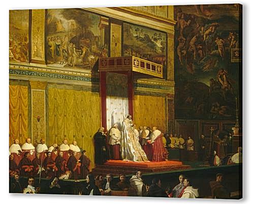 Постер (плакат) - Pope Pius VII In The Sistine Chapel
