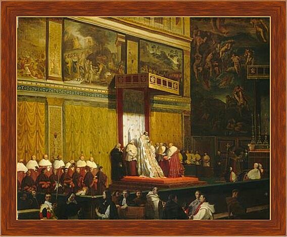 Картина - Pope Pius VII In The Sistine Chapel
