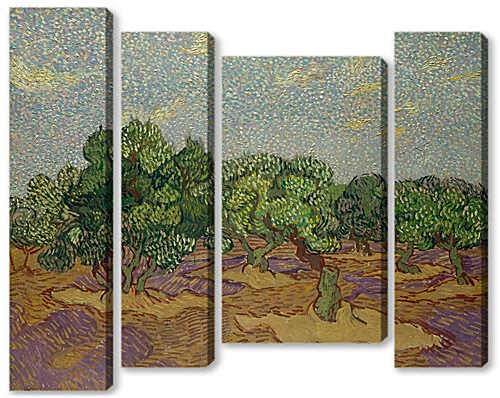 Модульная картина - Olive Trees

