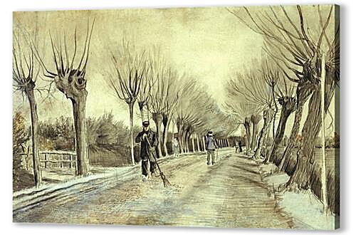 Картина маслом - Road in Etten
